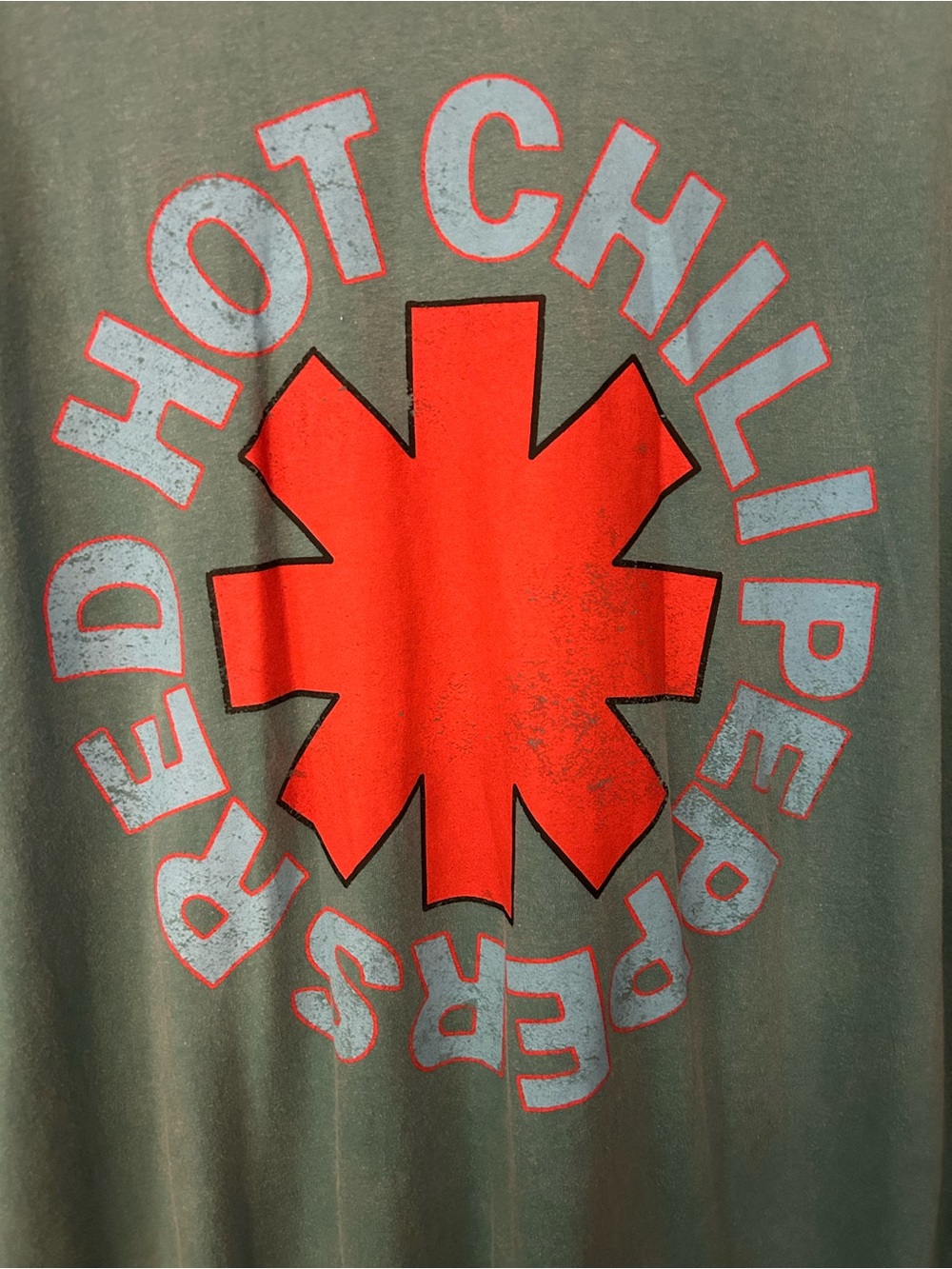 Red Hot Chili Peppers Graphic Band Tee Concert T-Shirt Teal XL - Picture 7 of 8